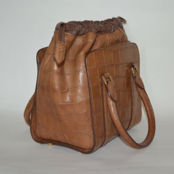 NWT BURBERRY ALLIGATOR LEATHER  COLOURS DINTON TOTE BAG - Picture 3 of 12